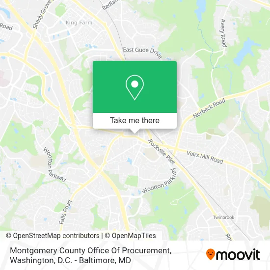 Montgomery County Office Of Procurement map