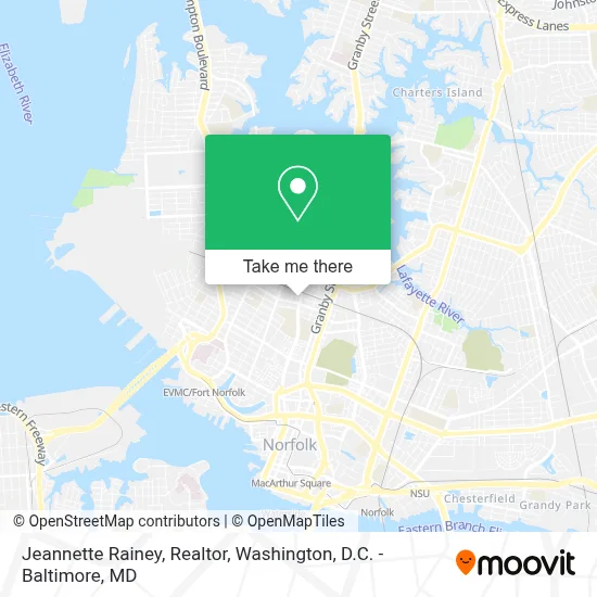 Jeannette Rainey, Realtor map
