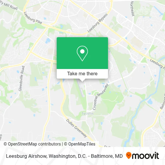 Leesburg Airshow map