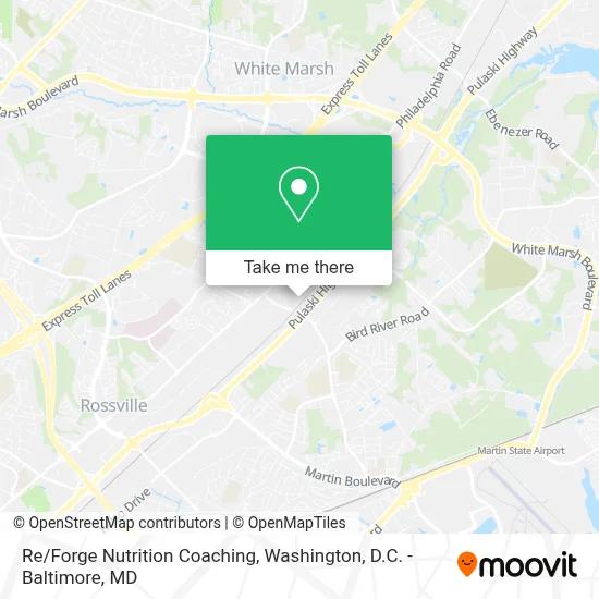 Re/Forge Nutrition Coaching map