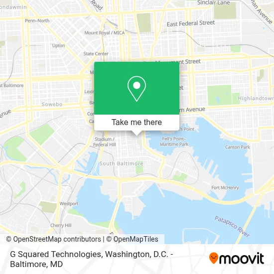 G Squared Technologies map
