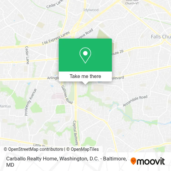 Carballo Realty Home map