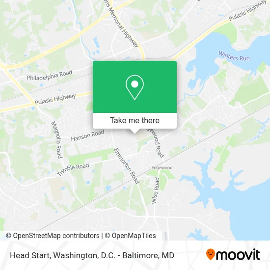Head Start map