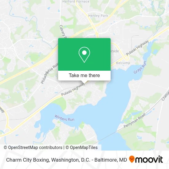 Charm City Boxing map