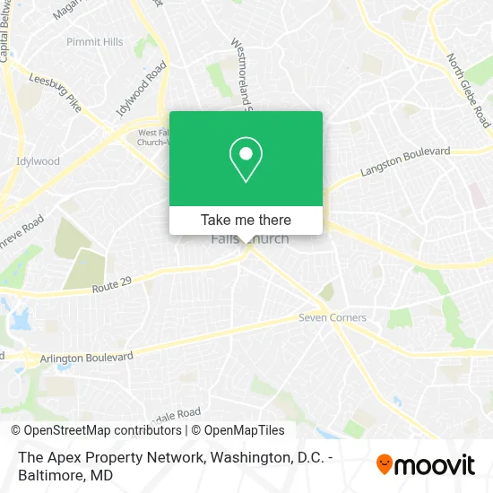 The Apex Property Network map
