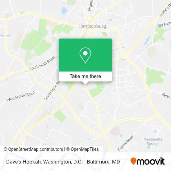 Dave's Hookah map