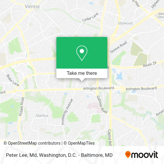 Peter Lee, Md map