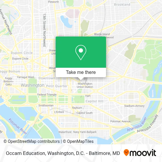 Occam Education map