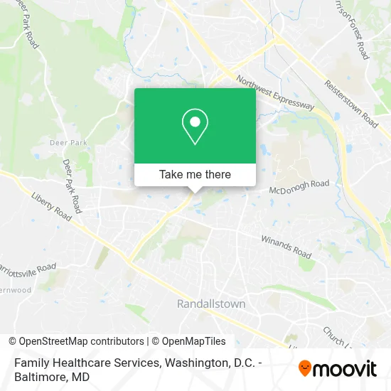 Family Healthcare Services map