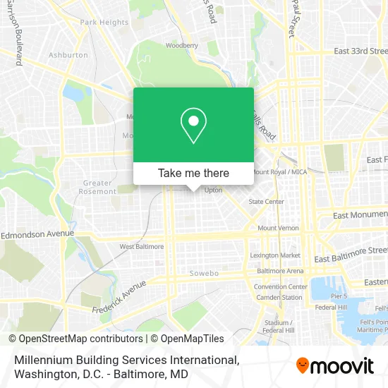 Millennium Building Services International map