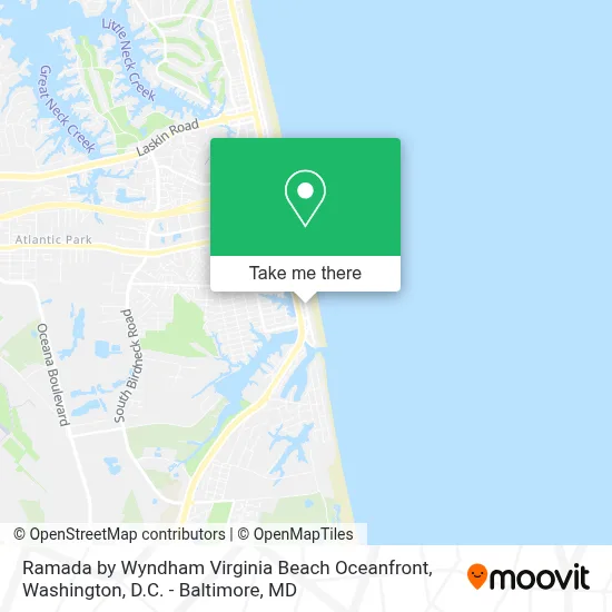 Ramada by Wyndham Virginia Beach Oceanfront map