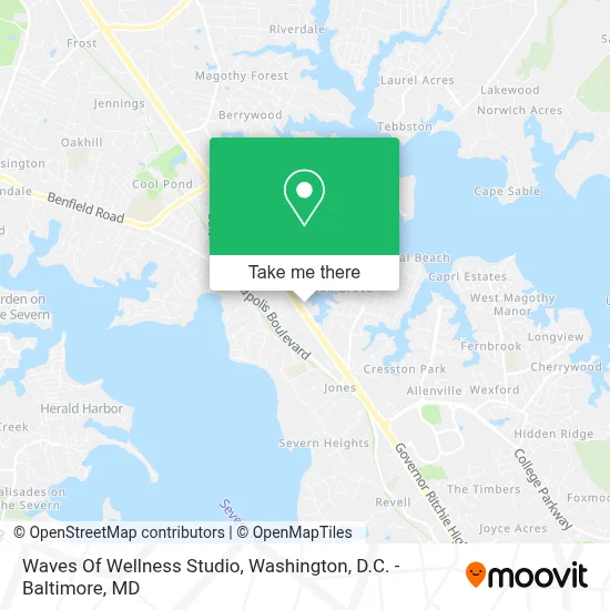Waves Of Wellness Studio map