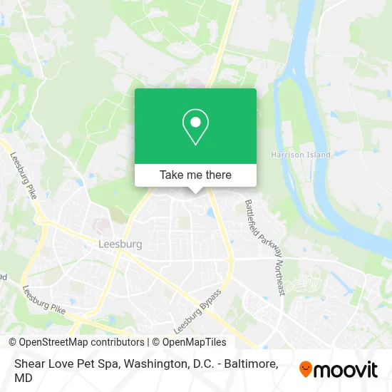 Shear Love Pet Spa map