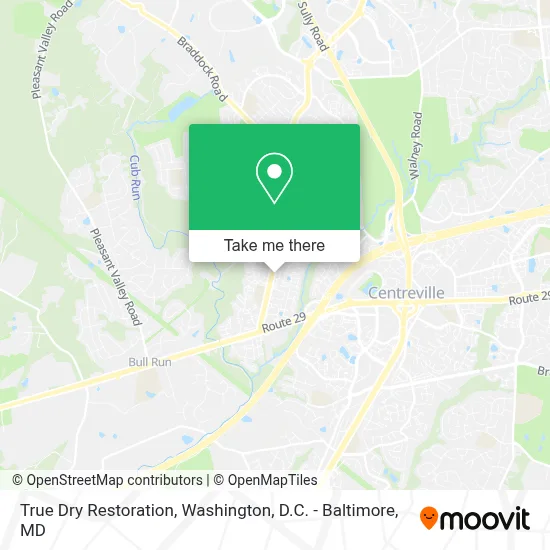 True Dry Restoration map