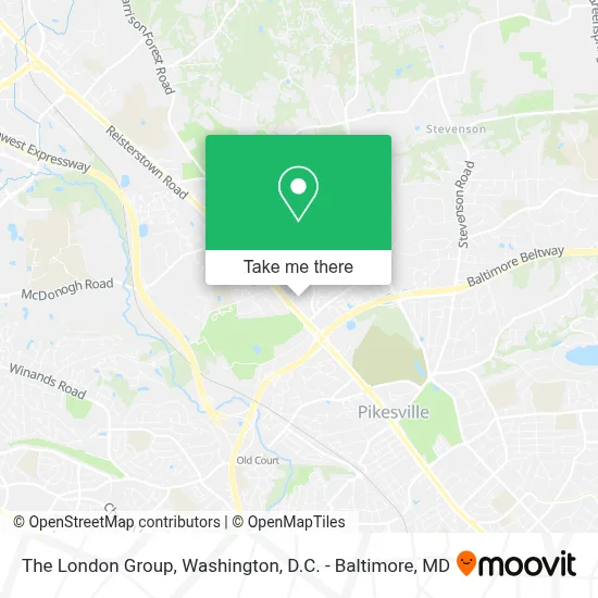 The London Group map