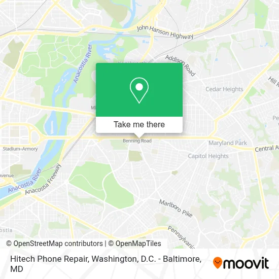 Hitech Phone Repair map