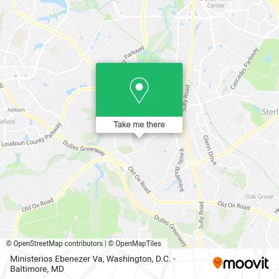 Ministerios Ebenezer Va map