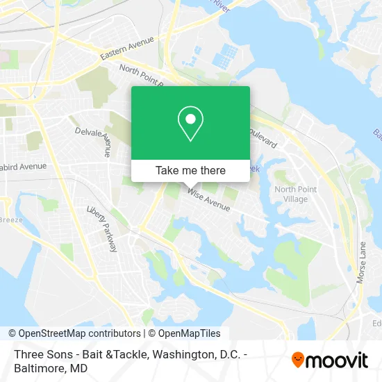 Three Sons - Bait &Tackle map