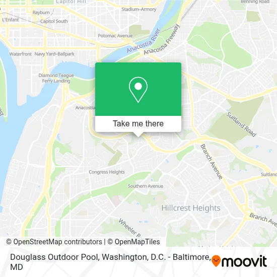 Douglass Outdoor Pool map