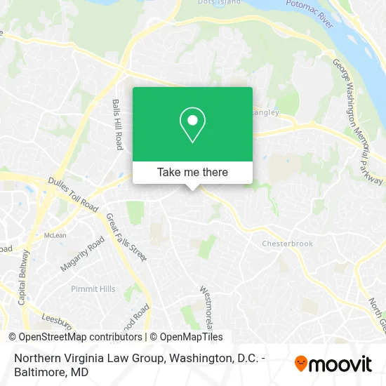 Northern Virginia Law Group map