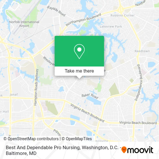 Best And Dependable Pro Nursing map