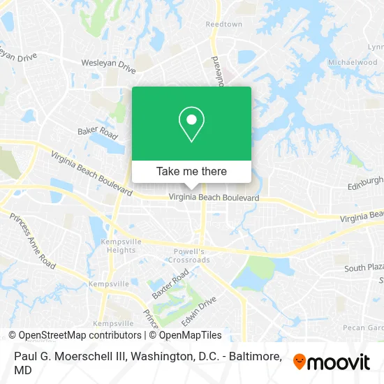 Paul G. Moerschell III map