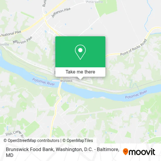 Brunswick Food Bank map