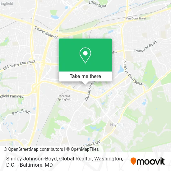 Shirley Johnson-Boyd, Global Realtor map