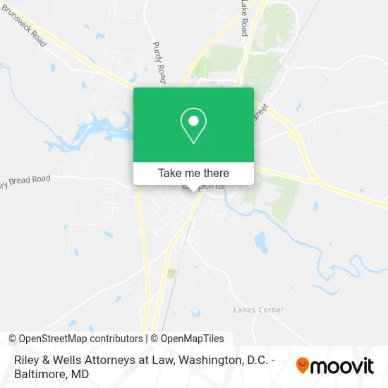 Riley & Wells Attorneys at Law map