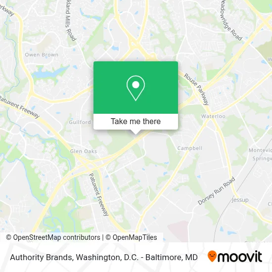 Authority Brands map
