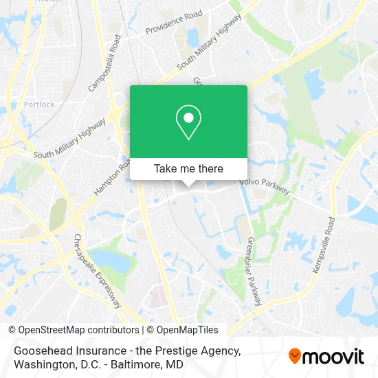 Goosehead Insurance - the Prestige Agency map