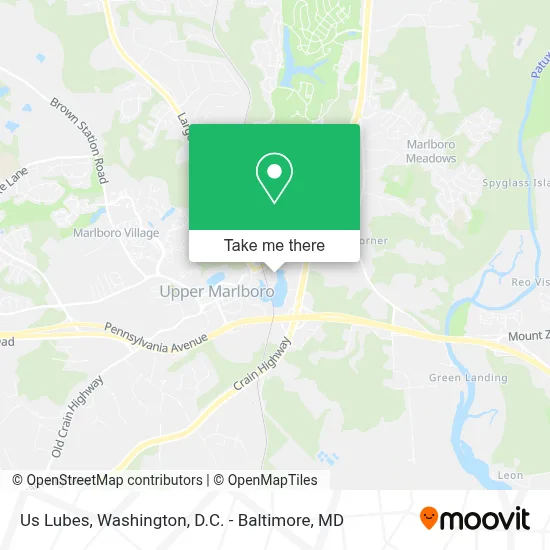 Us Lubes map