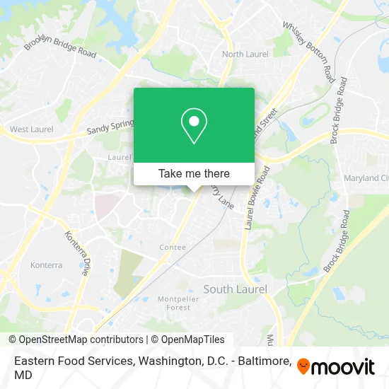 Eastern Food Services map