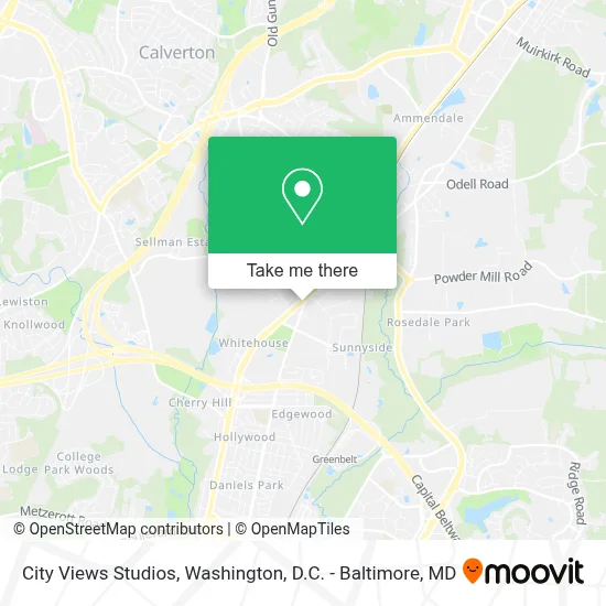 City Views Studios map
