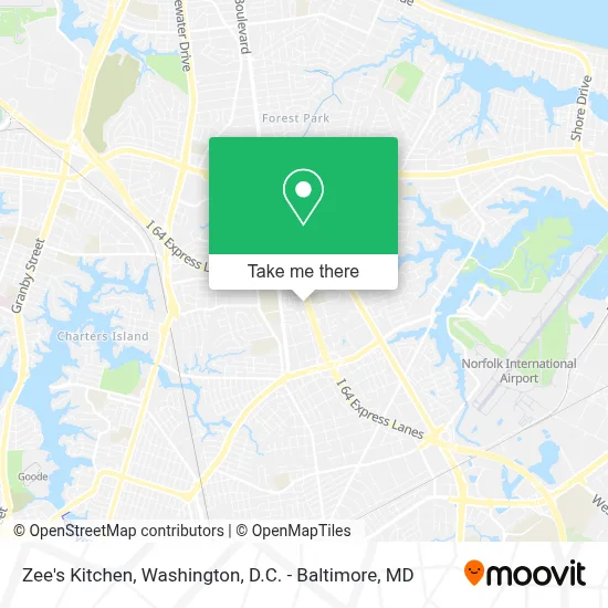 Zee's Kitchen map
