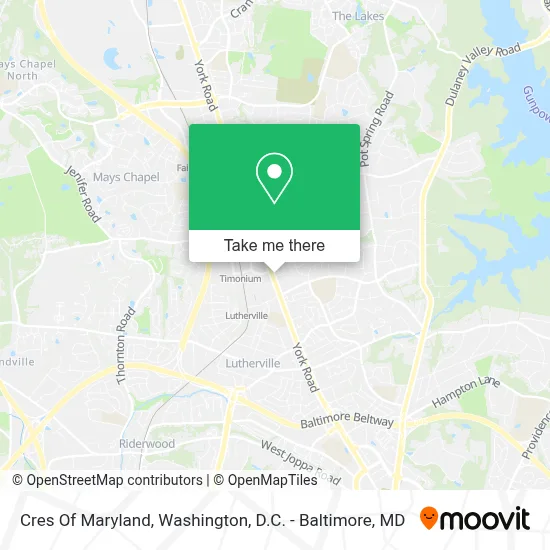 Cres Of Maryland map