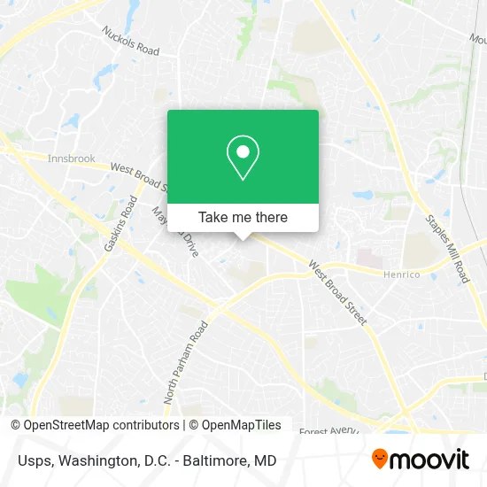 Usps map