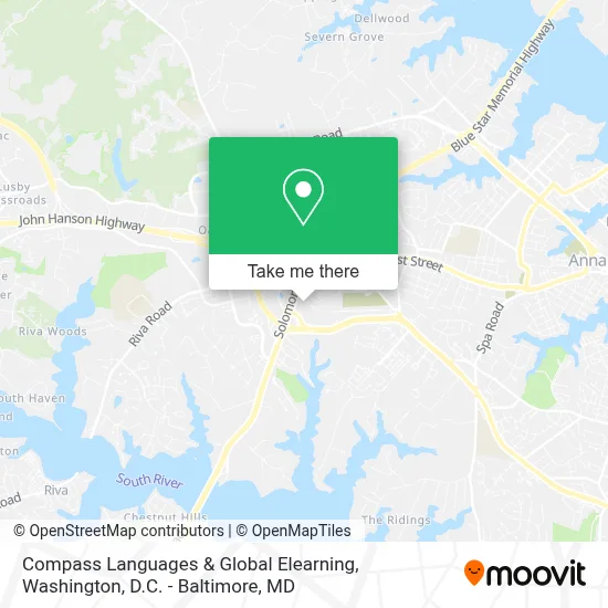 Compass Languages & Global Elearning map