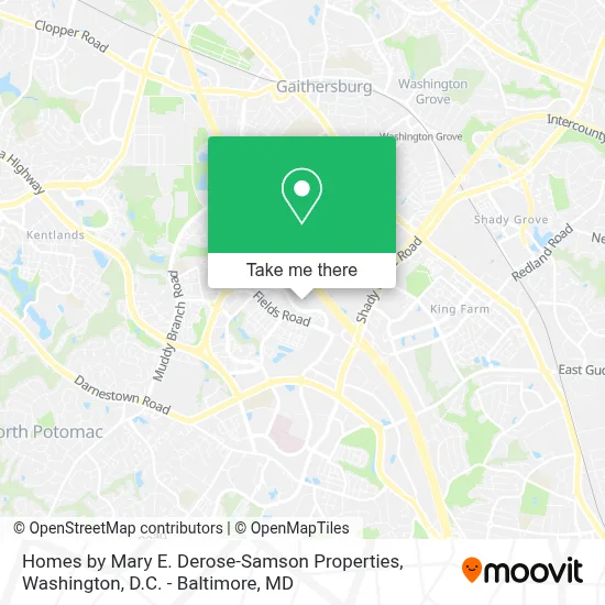 Homes by Mary E. Derose-Samson Properties map