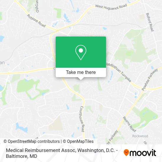 Medical Reimbursement Assoc map