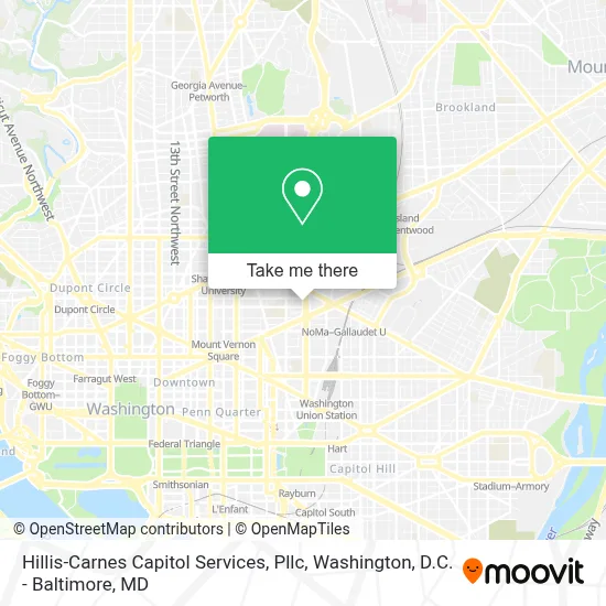 Hillis-Carnes Capitol Services, Pllc map