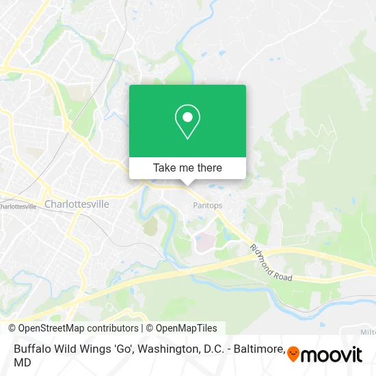 Buffalo Wild Wings 'Go' map