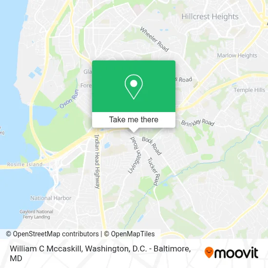 William C Mccaskill map