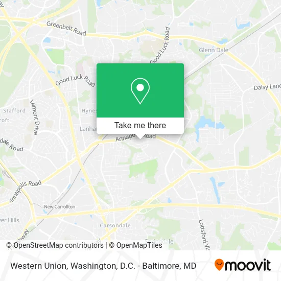 Western Union map