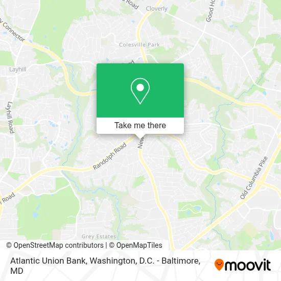 Atlantic Union Bank map