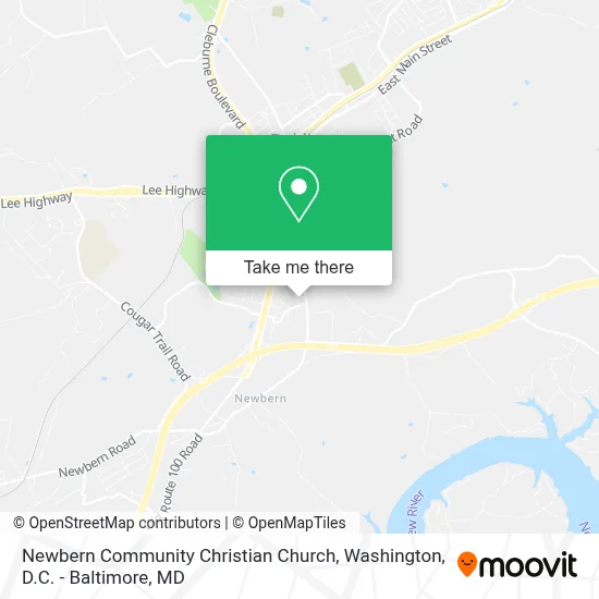 Newbern Community Christian Church map