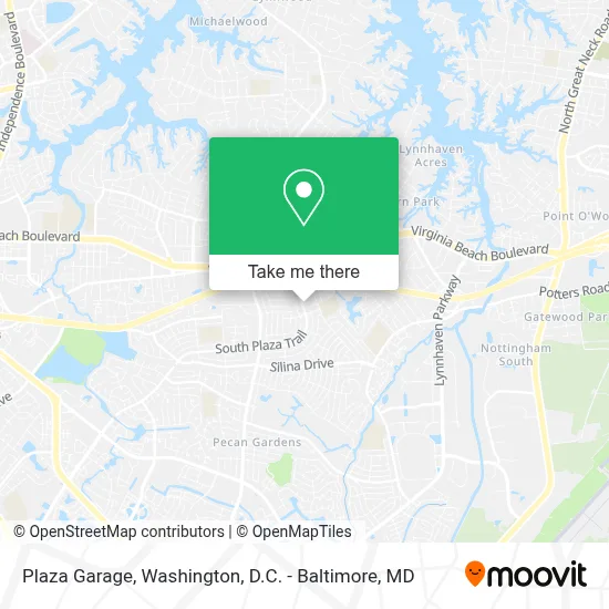 Plaza Garage map