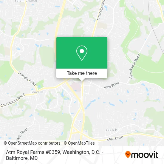 Atm Royal Farms #0359 map