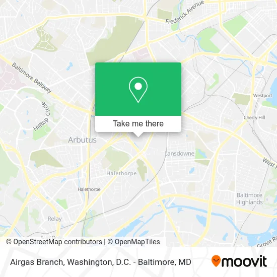 Airgas Branch map