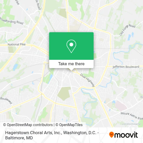 Hagerstown Choral Arts, Inc. map